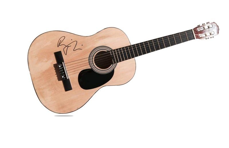 Robin Thicke authentic signed acoustic guitar W/ Certificate Autographed (A)