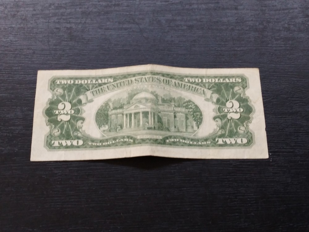 1963 Two Dollar $2 US Note Red Seal Star Note Lower Serial Number