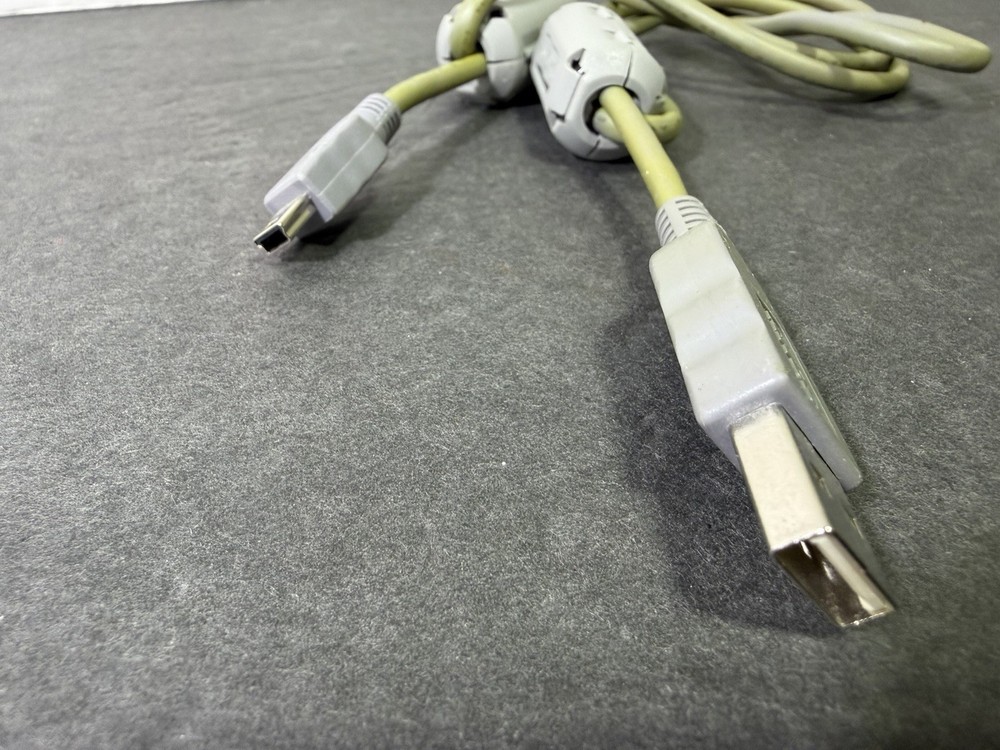 Sony OEM USB Data Cable Grey USB-A to Mini-USB 5-Pin w/ Ferrite