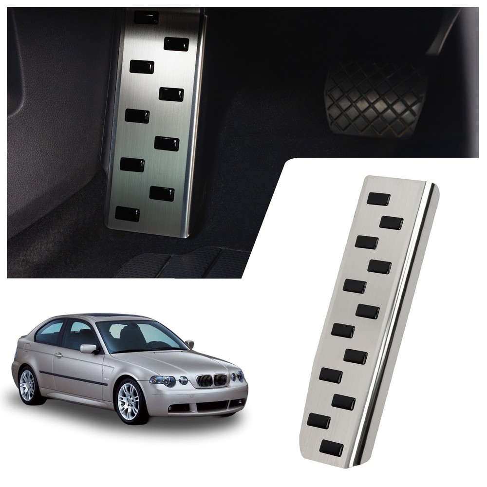 Footrest for BMW 3 Series Compact Hatchback 3D 2001-2005 Black | Silver