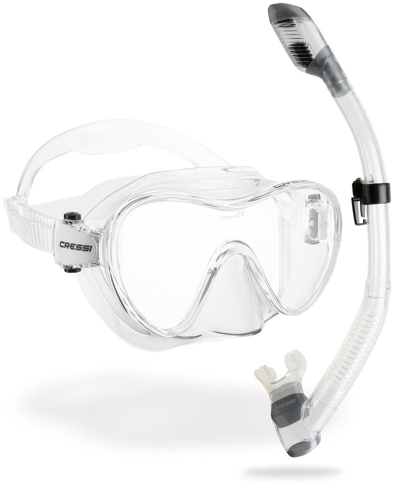 F1 & Supernova Dry & Snorkel Kits, Clear/Silver