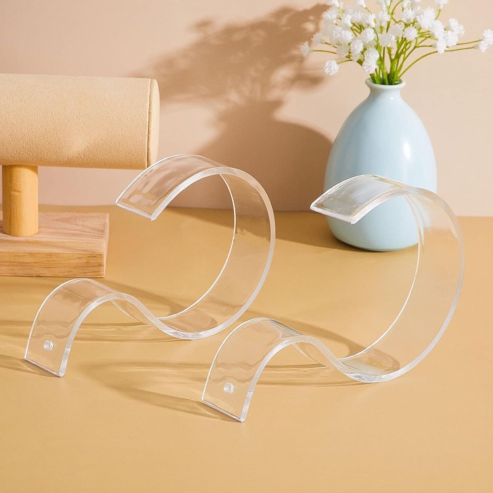 Acrylic Belt Display Stand Holder Clear Organizer Belt...