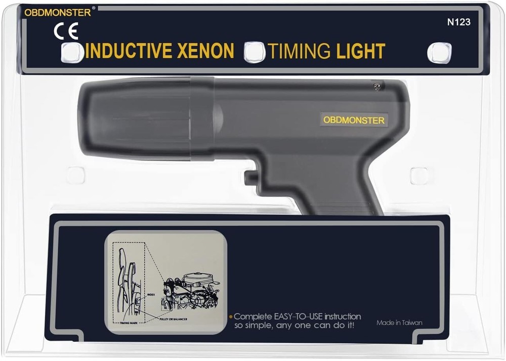 Inductive 12V Automotive Timing Light for Petrol Engine - Precision Diagnostics