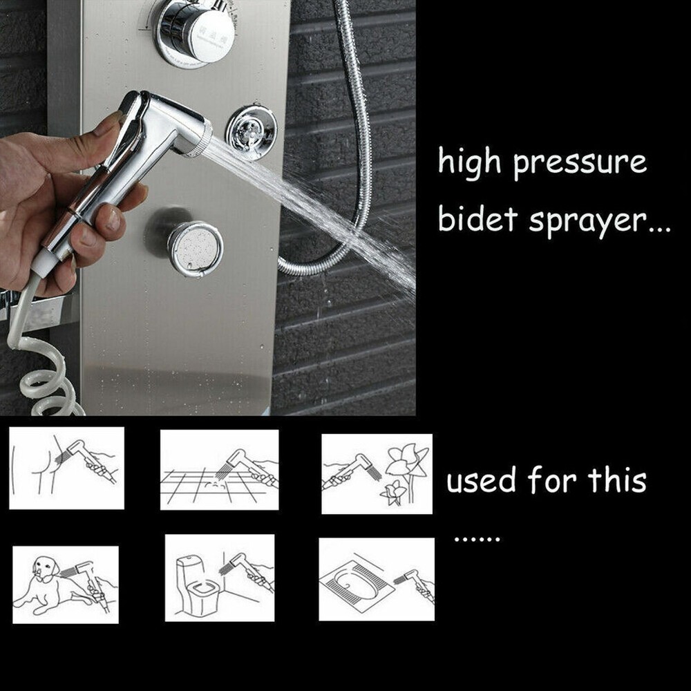 Stainless Steel LED Shower Panel Tower System Rainfall Waterfall Shower Head