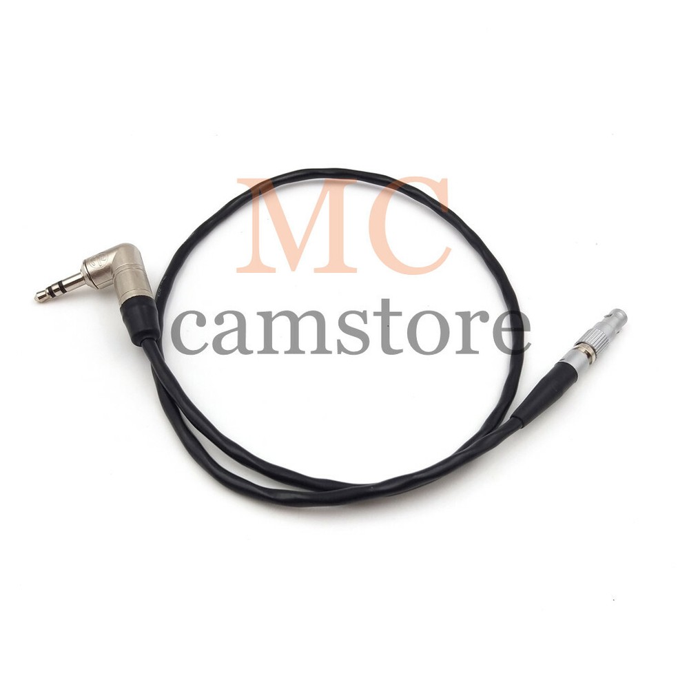 00B 4pin to 3.5 audio head, Easync Synchronize Timecode cable For ARRI Mini 20"