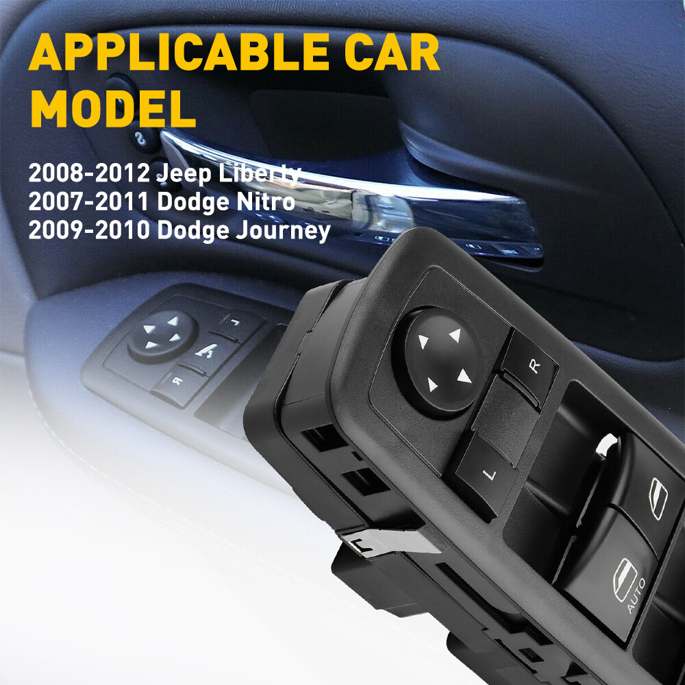 for Jeep Liberty 2008-2012 Nitro Journey Door Window Switch Panel Control Driver