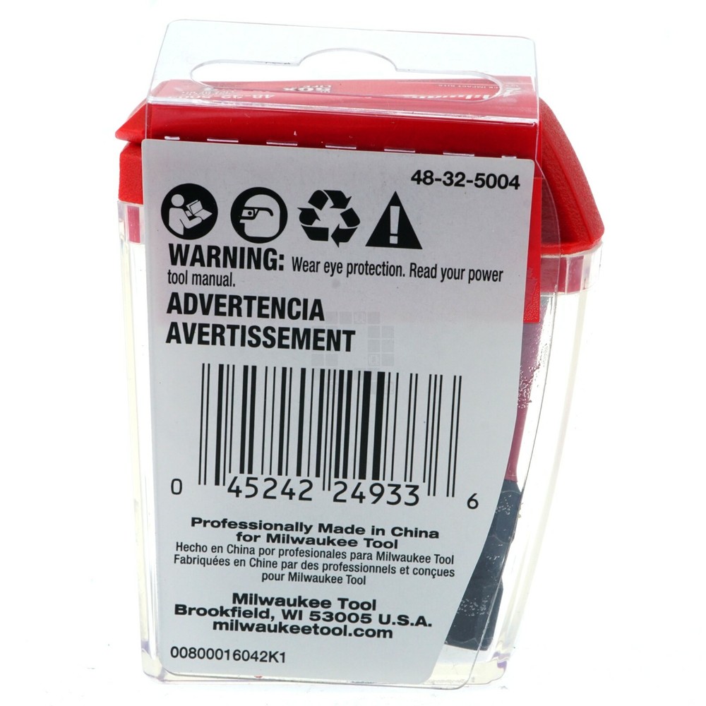 Milwaukee 48-32-5004 PH2 2" SHOCKWAVE Impact Duty Philiips Bits (15 Pack)