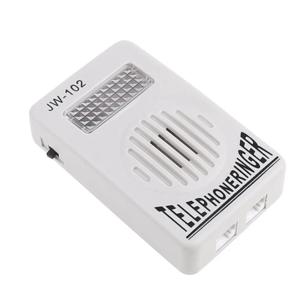Telephone Ringer Phone Amplifier Wall Speaker Strobe Light Flasher Bell5014