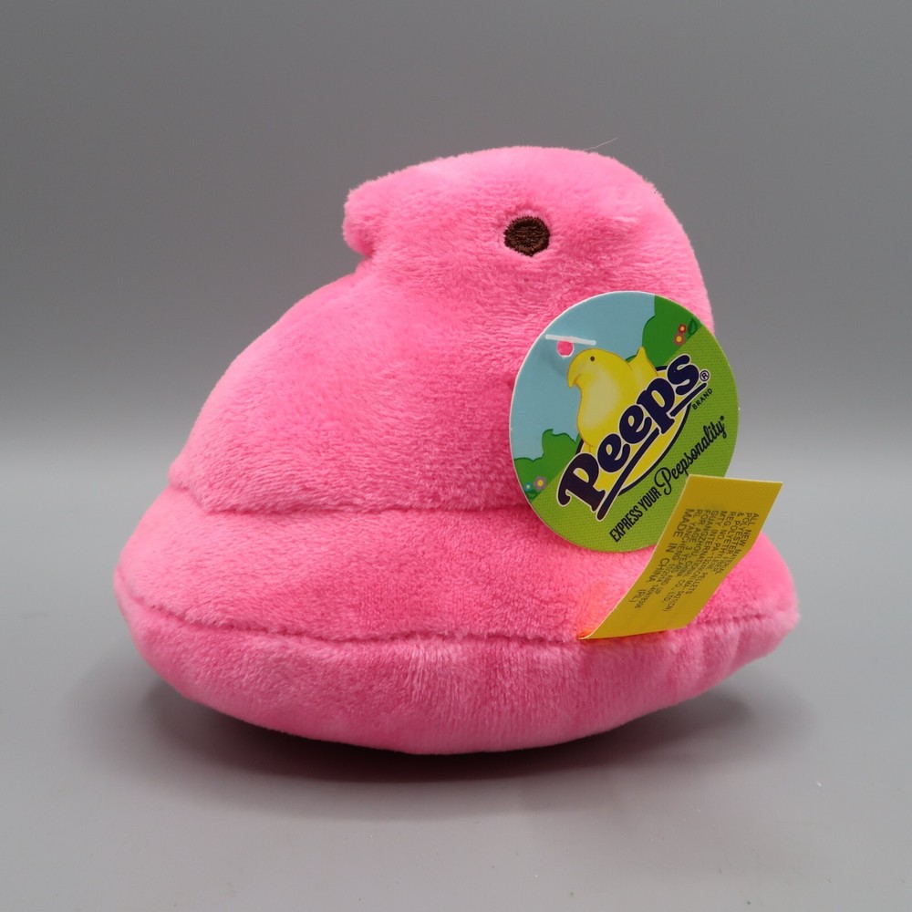 Small Pink Chick Peep & Hello Kitty theme Marshmallow Candy 4" Plush Easter