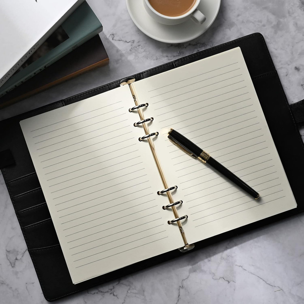 A5 Line Refill Paper, A5 Binder Refills for 6-Ring Binders Planner Traveller Jou
