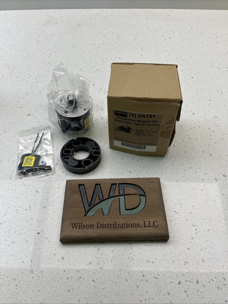 6A191 Dayton Speed Control Gearmotor