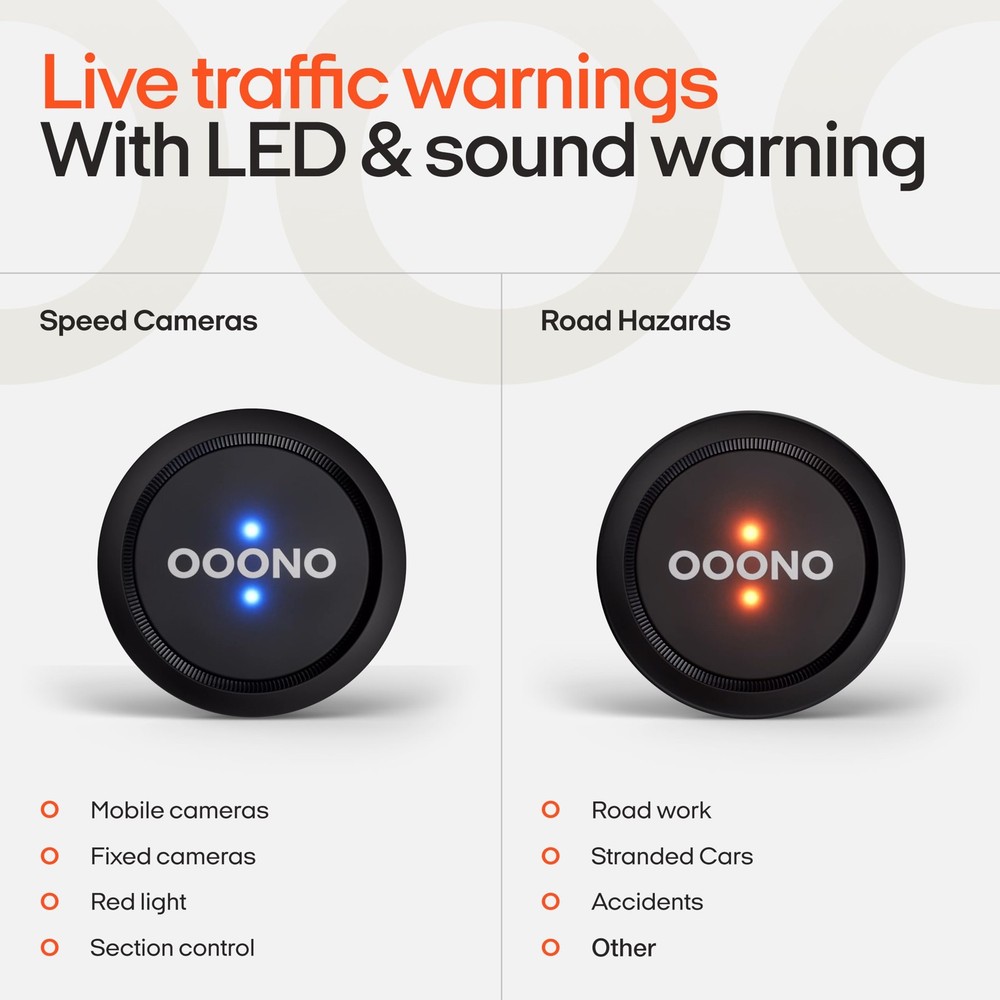 Bluetooth Traffic Alert Device Warns Speed Cameras Real Time Driver Safety