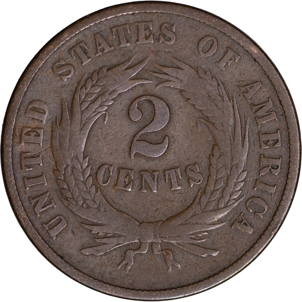 1868 Two Cent Piece ~ VG