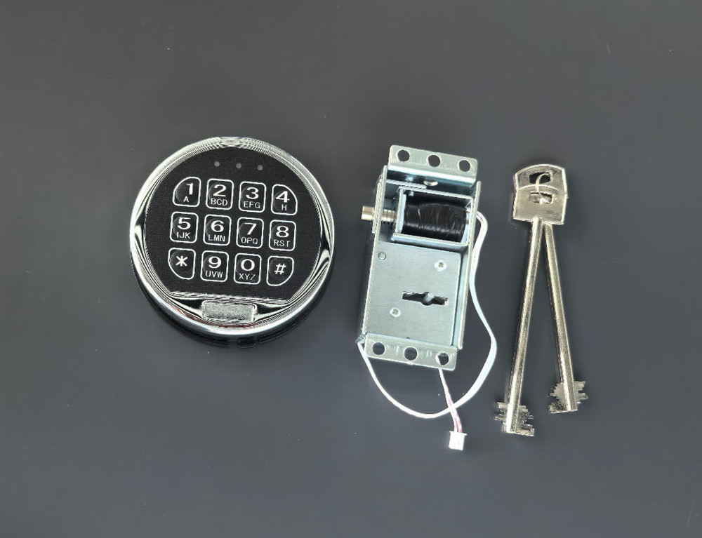 Gun Safe Lock Replacement Electronic Safe Lock with Solenoid Lock & 2 Master Key