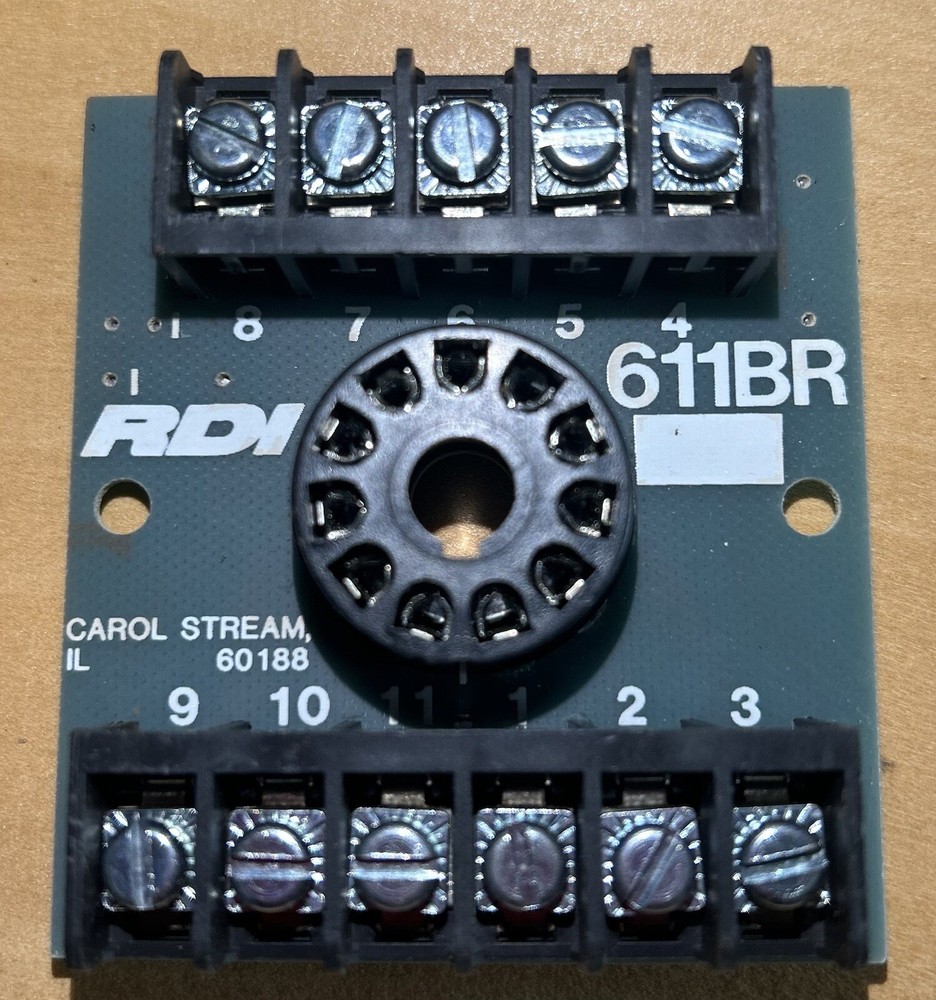 RDI 611BR Relay Socket 11 Pin