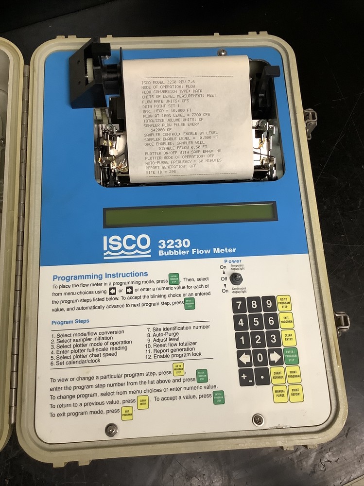 ISCO 3230 Bubbler Flow Meter | No Power Pack