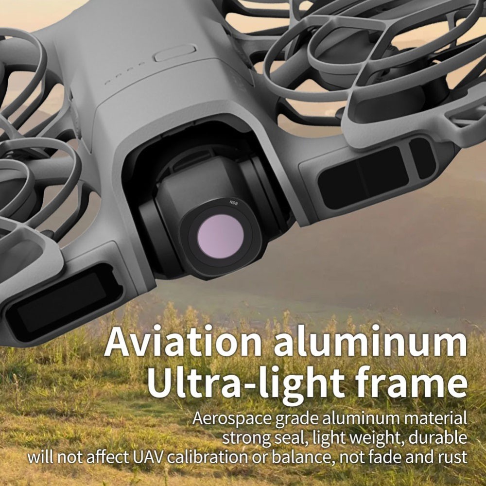 For DJI NEO2 Compatible ND Filter Set with Multiple Exposure Control Options