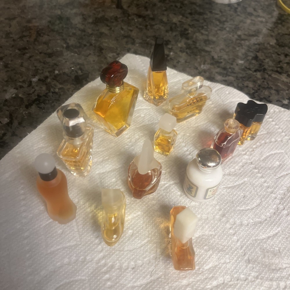 12 womens perfume miniatures lot