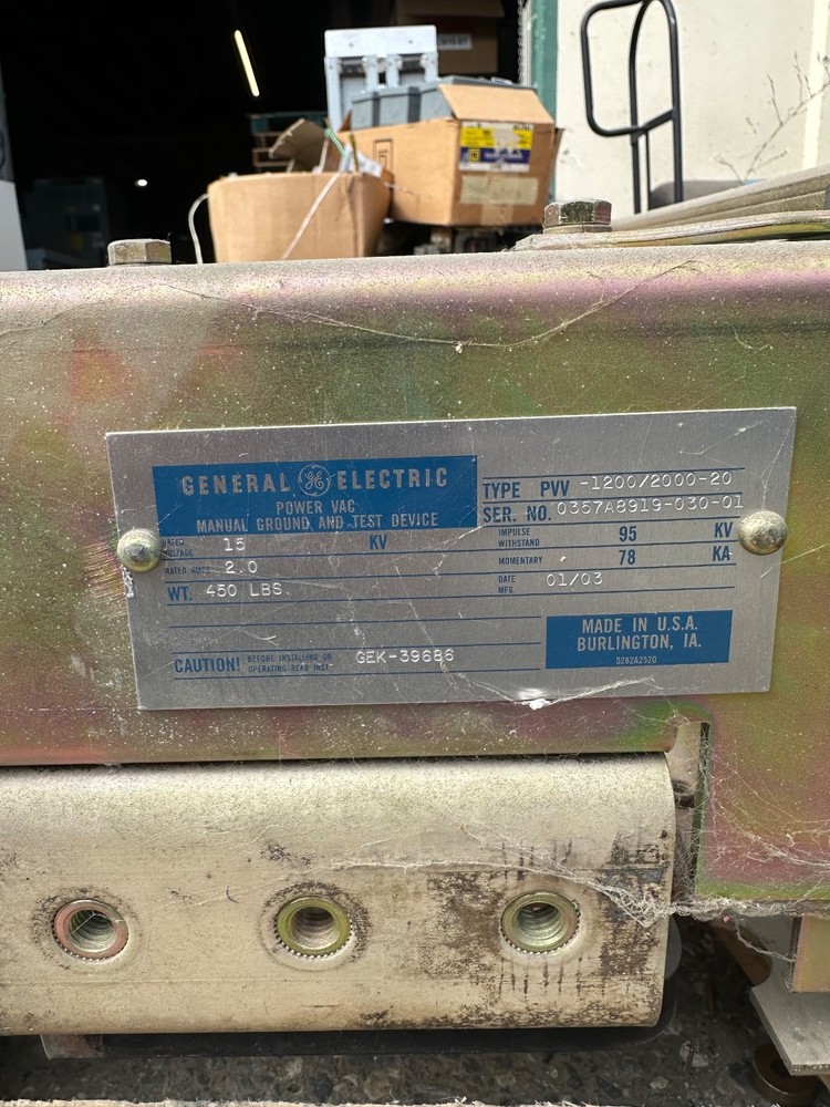 PVV-1200/2000 GE Bottom Primary Extension Bar Only