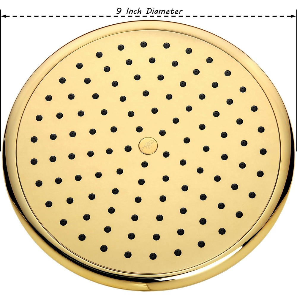 Waterfall Showerhead (Aqua Elegante) - Polished Brass