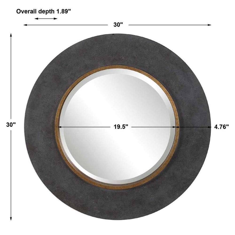 Uttermost 09491 Saul Round Mirror