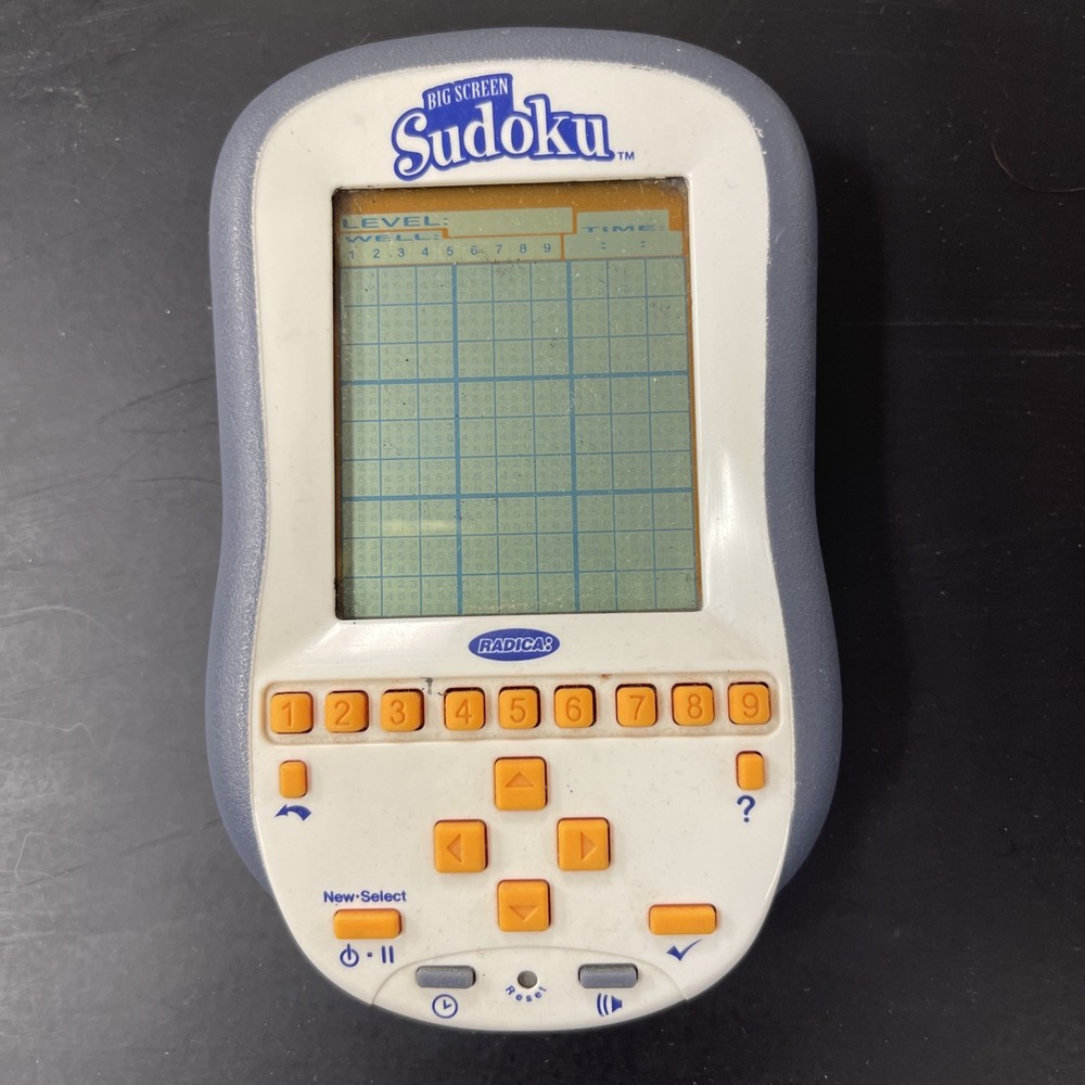 Radica big screen Sudoku handheld game Tested/working