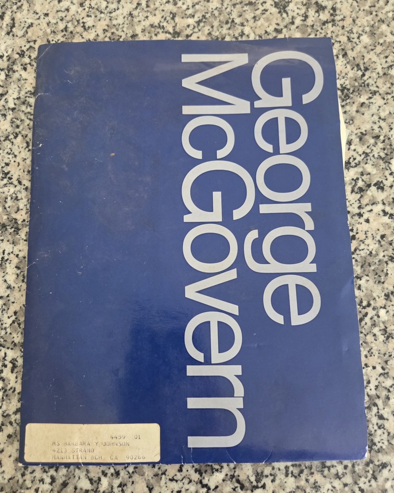 1970s George McGovern Political Campaign Delegate Packet Lot