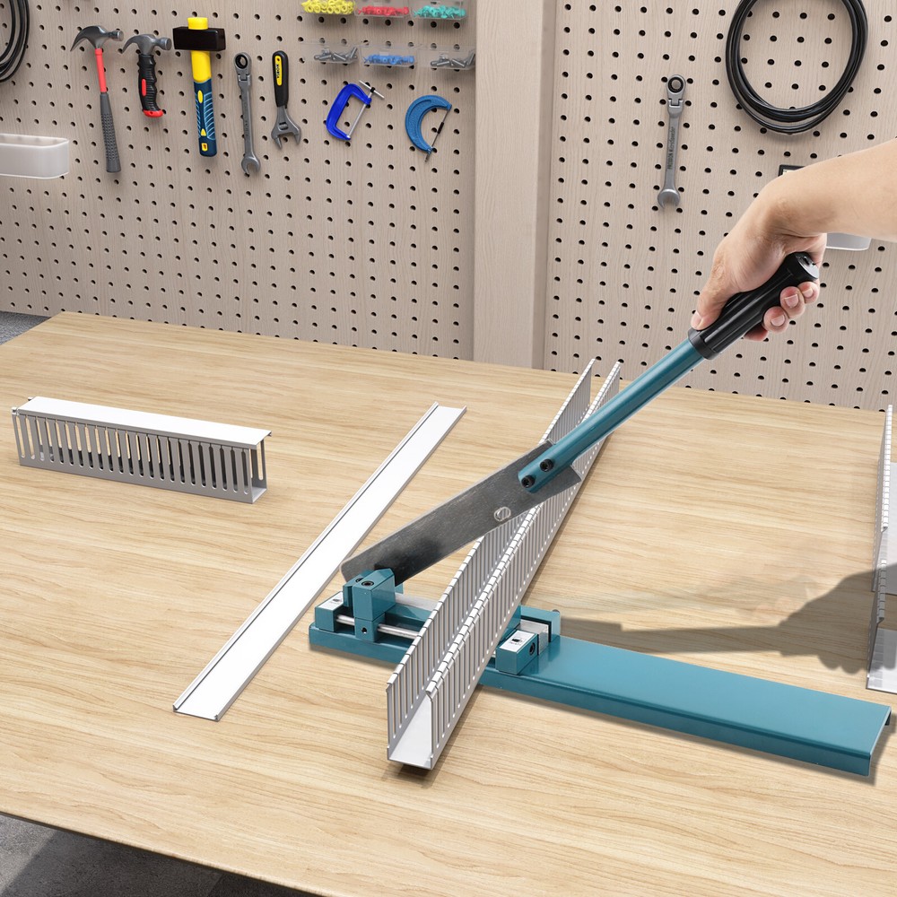 PVC Trunking Cutter Manual Plastic Wiring Duct Cutting Tool Angle Adjustable