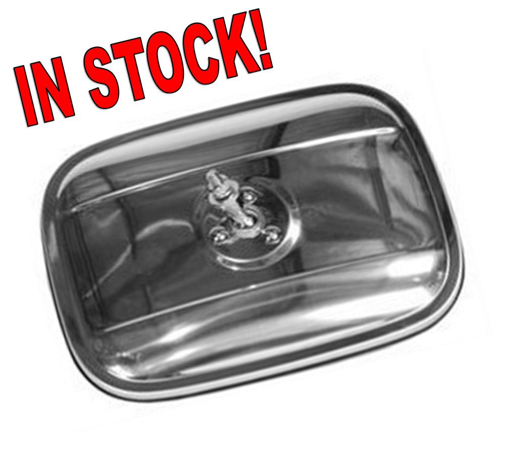 1947-1972 Chevy GMC Pickup Stainless Rectangular Exterior Side Mirror C10 3100