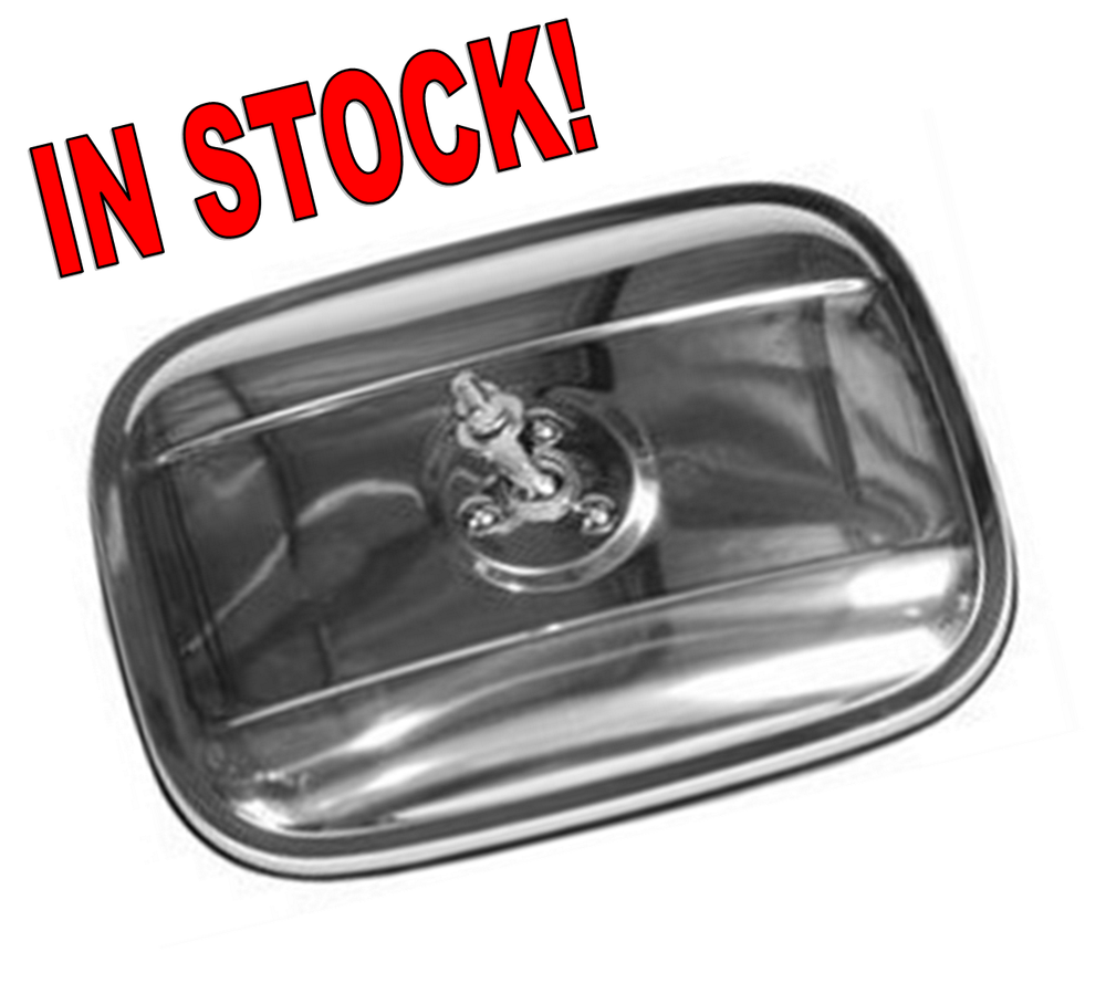 1947-1972 Chevy GMC Pickup Stainless Rectangular Exterior Side Mirror C10 3100
