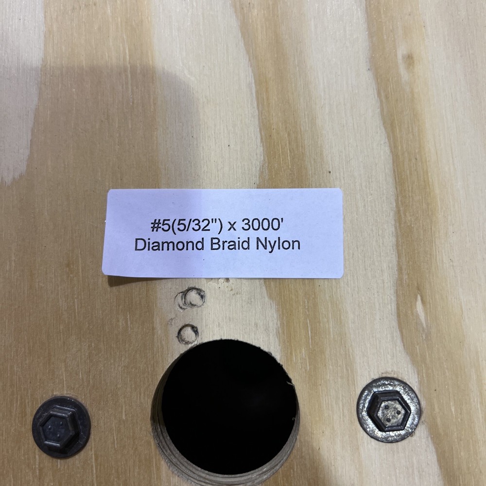 NRT #5(5/32) x 3000’ Diamond Braid Nylon
