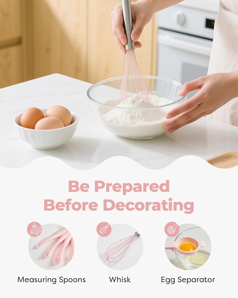 158 Piece Cake Decorating Kit with Turntable