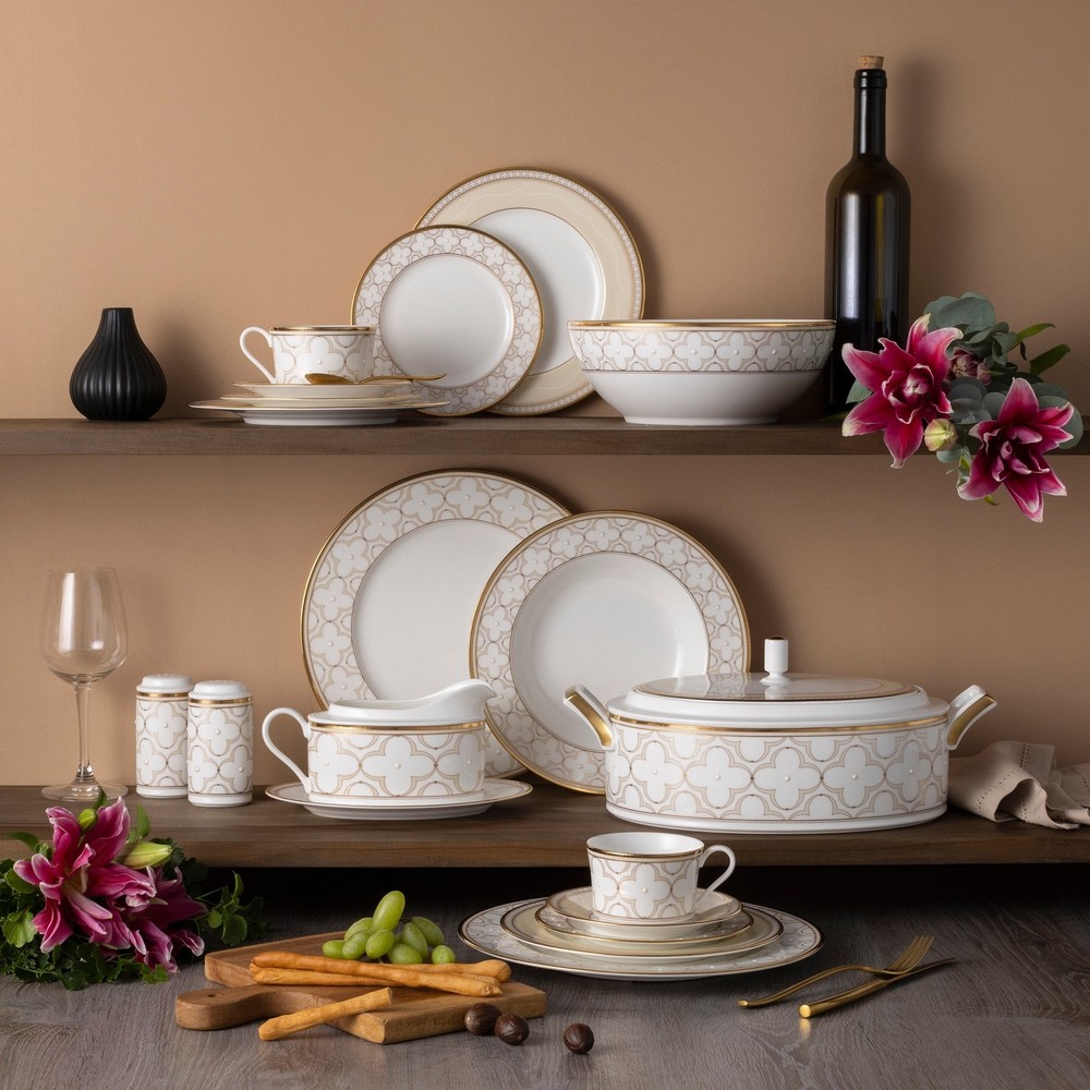 Noritake Trefolio Gold 5-Piece Place Setting, Service for 1