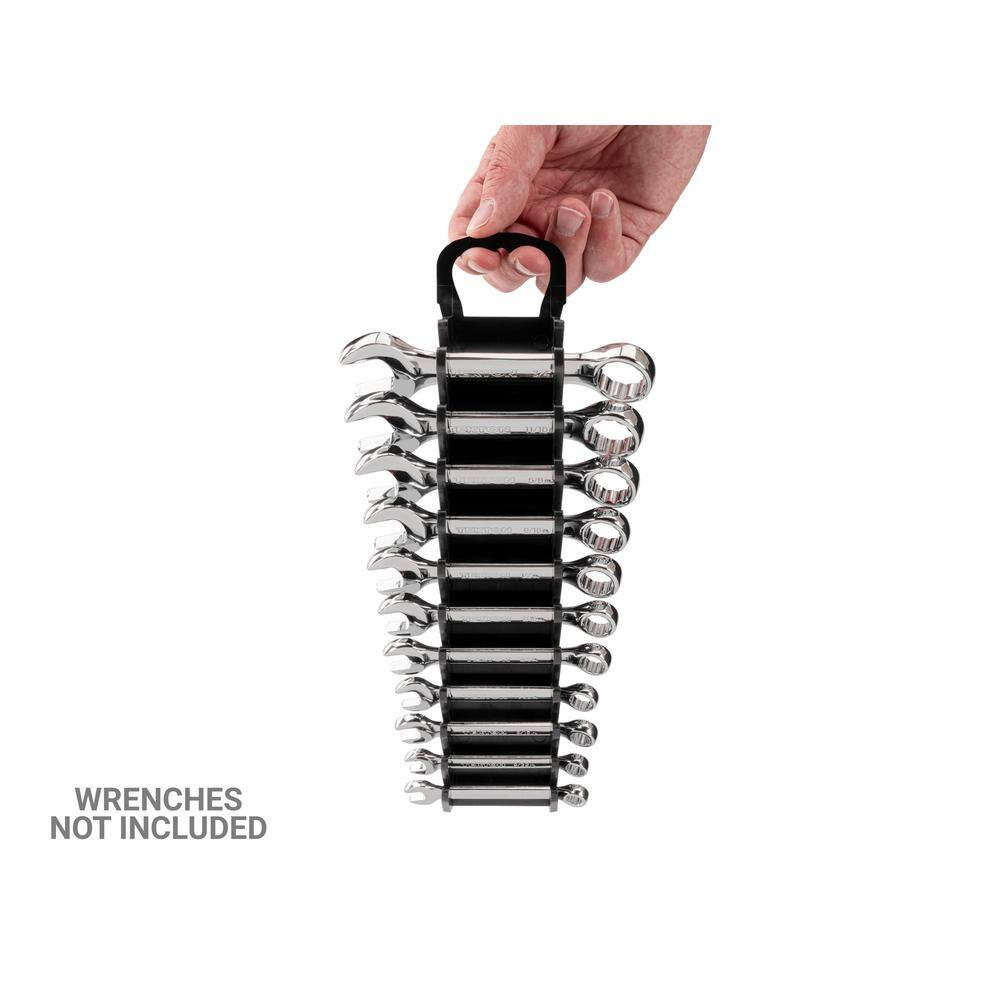 11-Tool Stubby Combination Wrench Holder (Black) NEW