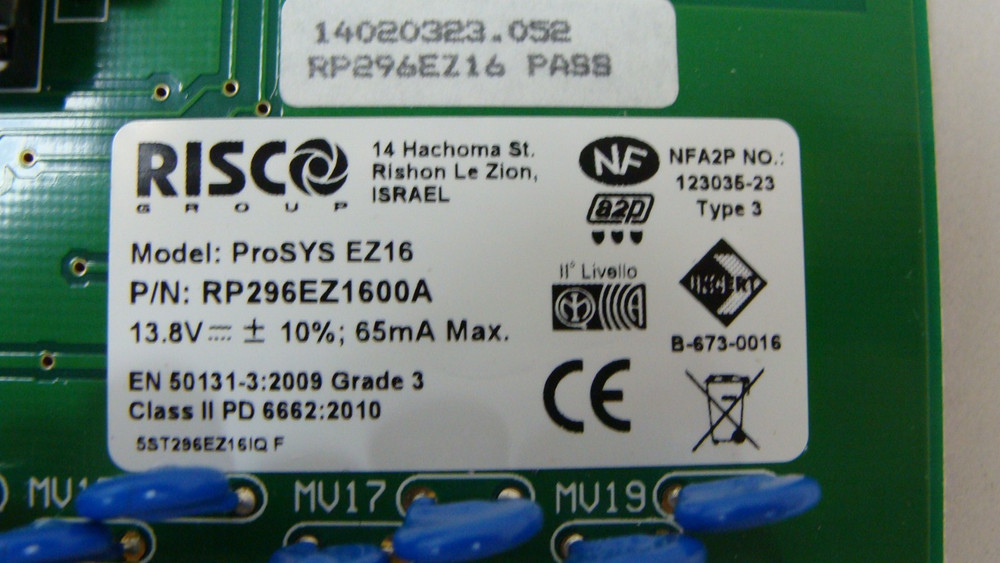Risco ProSYS EZ16 Zone Input Expander NEW NOS
