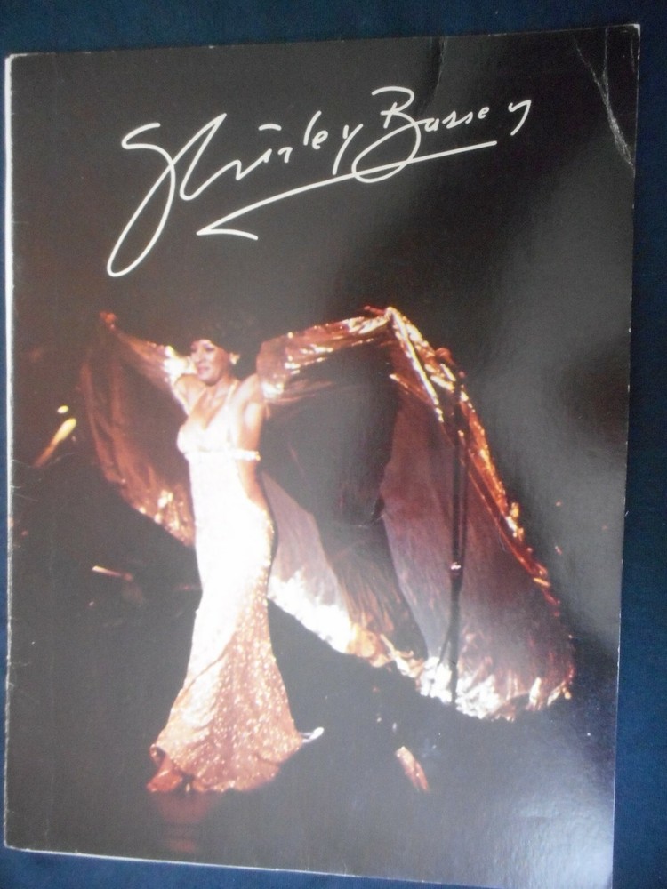 SHIRLEY BASSEY CARNEGIE HALL PROGRAM OCT 3 1981