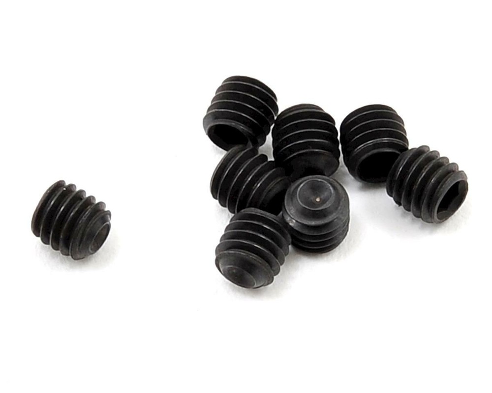 Redcat 4x4mm Hex Head Grub Screw Set (8) [RER01212]