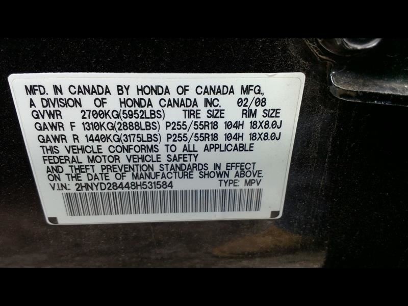 Info-GPS-TV Screen Display Screen Dash Navigation Upper Fits 07-09 MDX 8376443