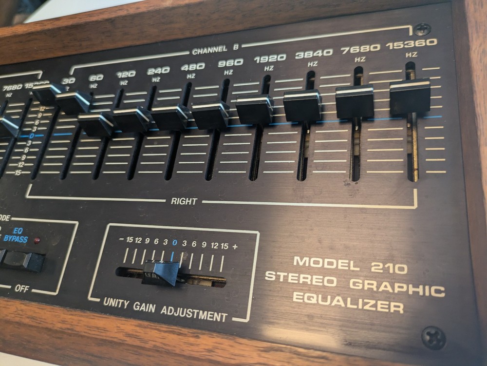 Spectro Acoustics Model 210 Equalizer - Sold as is