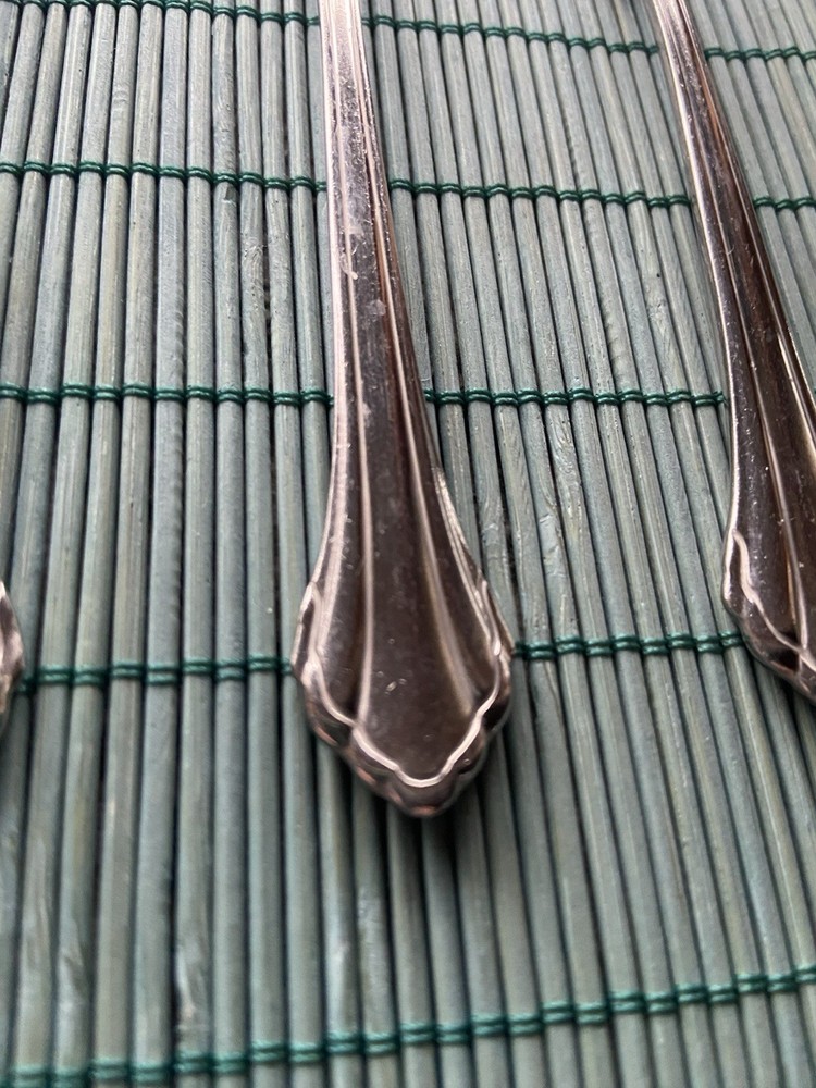 Oneida Community CLARETTE Stainless Teaspoons 6” Flatware Set 3