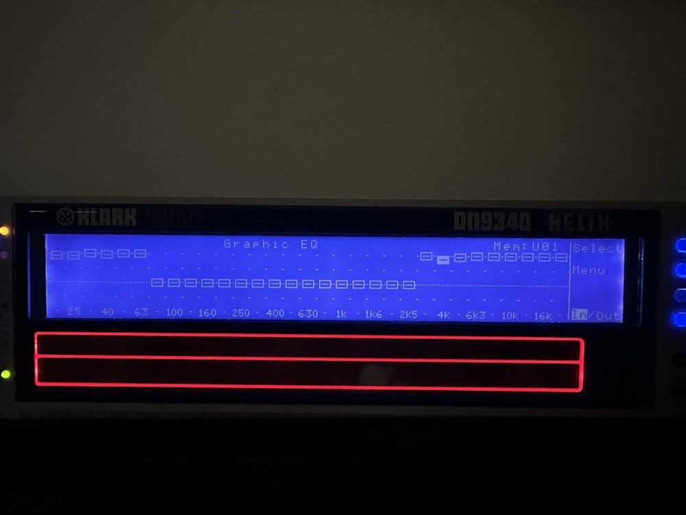 Klark Teknik DN9340 DIGITAL EQUALIZER WORKING GREAT