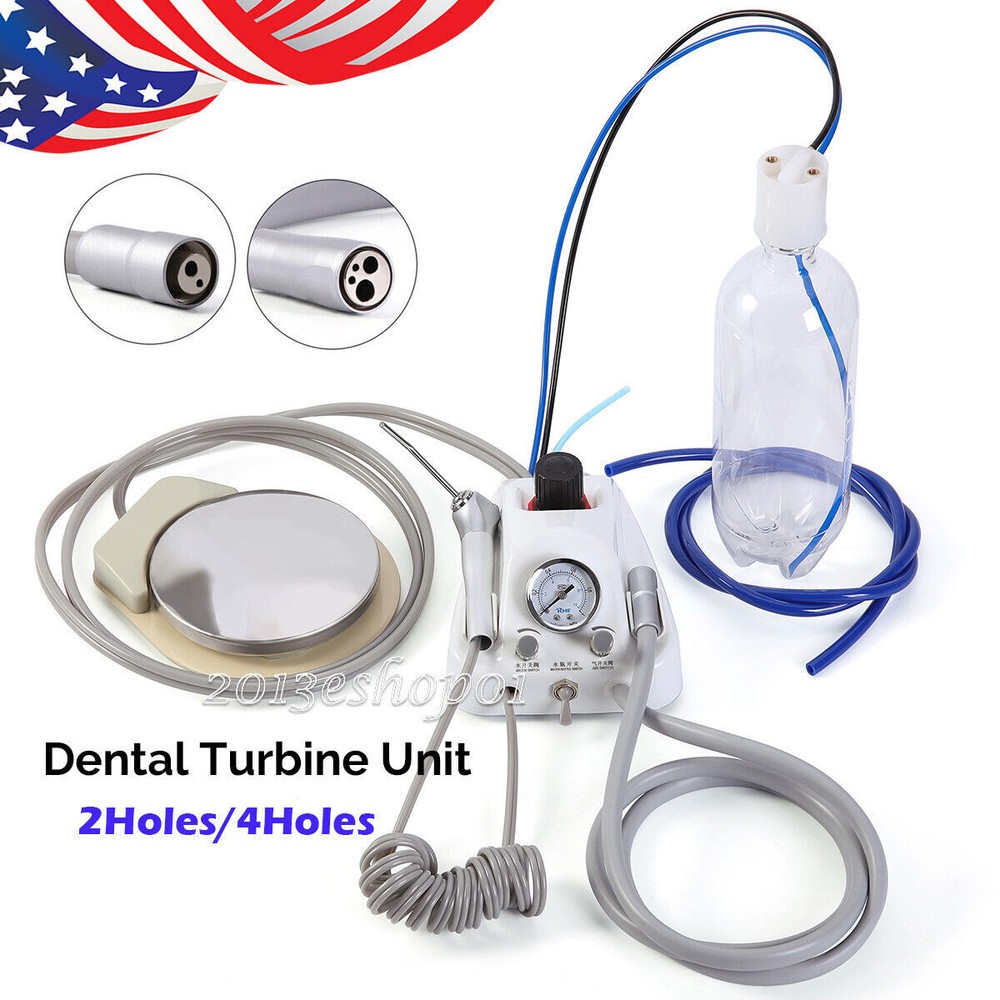 Portable Dental Turbine Unit with Weak Suction Work with Air Compressor B2 M4