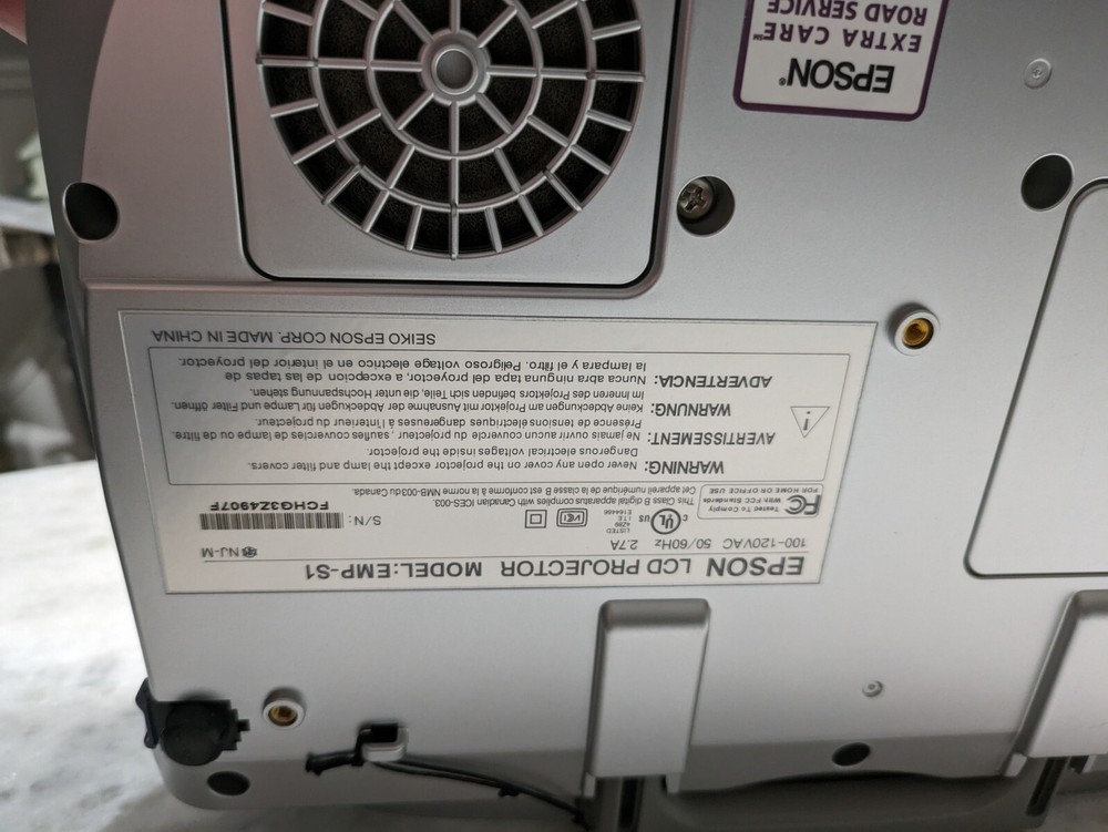 Epson PowerLite S1+ LCD Projector