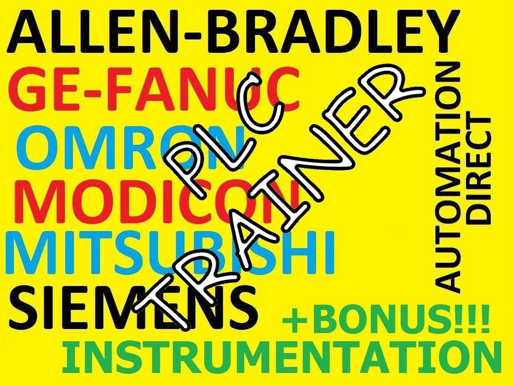 PLC TRAINER & TRAINING COURSE + SIMULATOR & Reference - FAST ACCESS & MAILED CDS