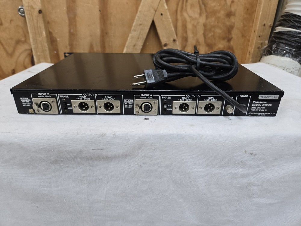 Ramsa WZ-9420 Frequency Dividing Network / Crossover - Tested & Working - ONE