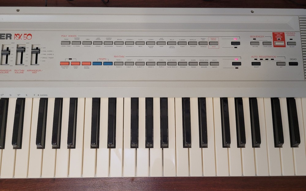 Hohner PSK-50 Pulse Code Modulation / Midi Keyboard