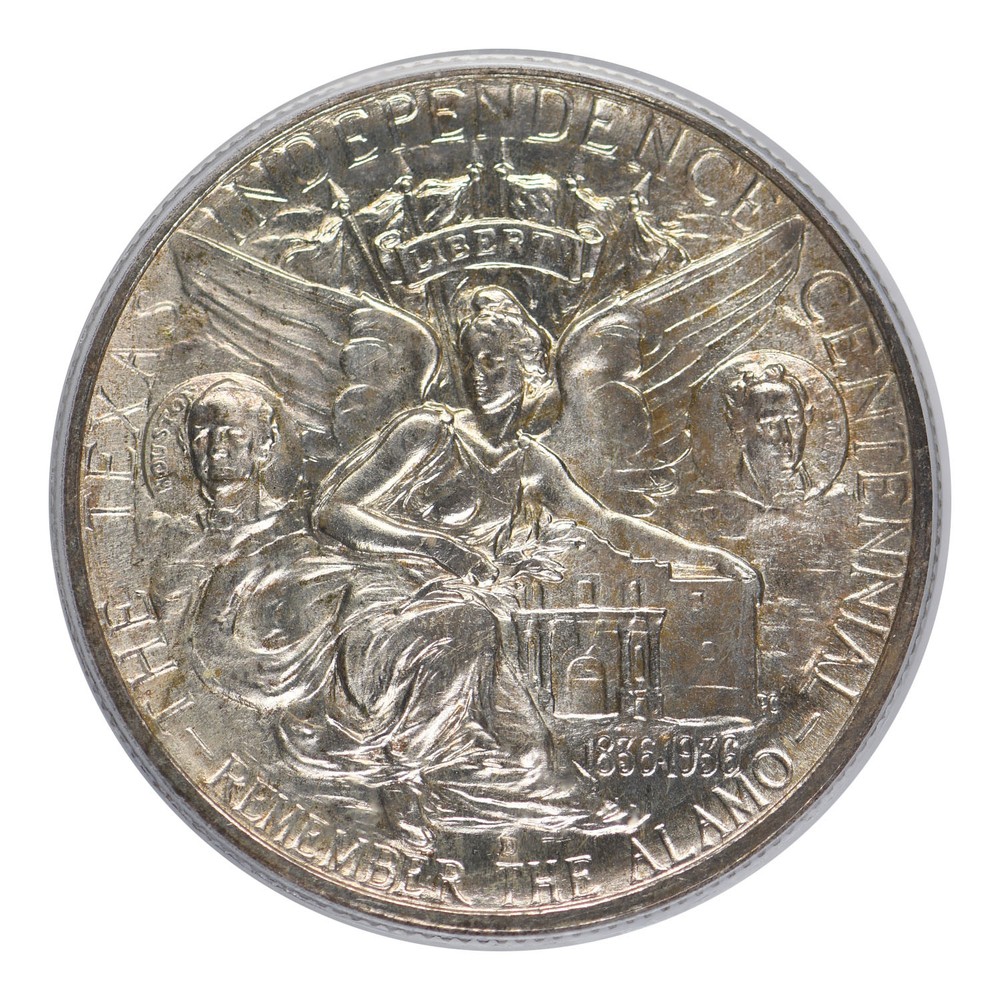 1938-D Texas Commemorative Silver Half Dollar PCGS MS-65 CAC