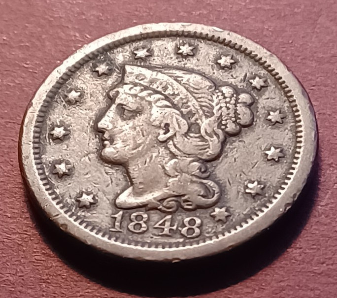 1848 U.S. Mint Large Cent
