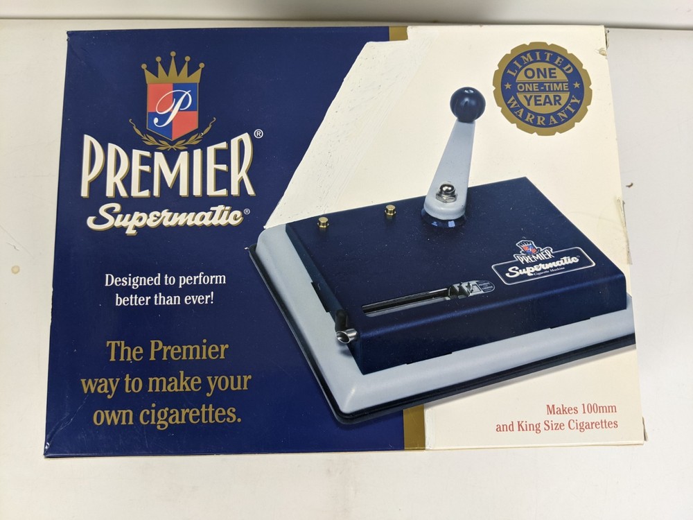 PREMIER Supermatic Cigarette Injector Machine Makes 100mm Regular & King #2