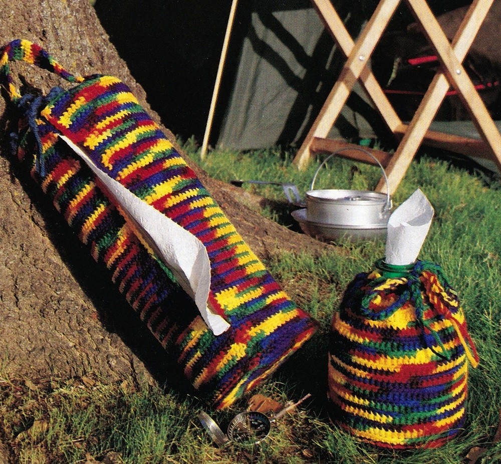 CLEVER Camping Covers/Decor/Crochet Pattern INSTRUCTIONS ONLY